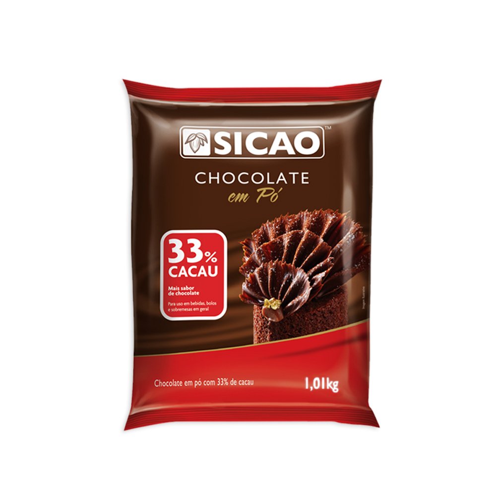Chocolate em pó 33% Sicao