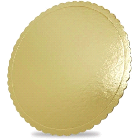 CAKE BOARD  REDONDO DOURADO