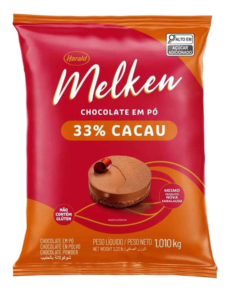 CHOCOLATE EM PO 33% MELKEN