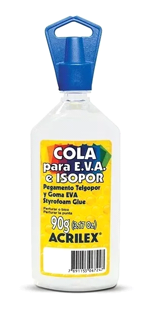 COLA ISOPOR E EVA